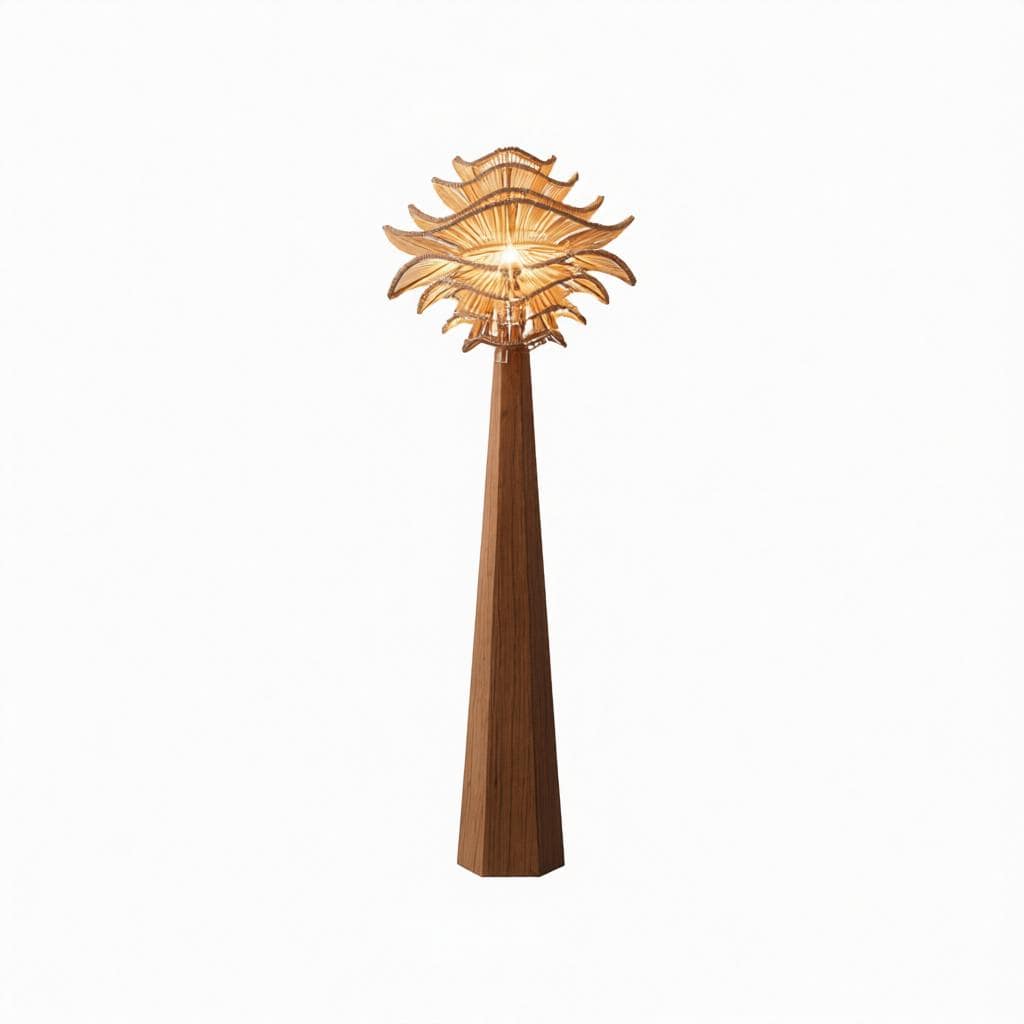 Zolynne | Rattan Floor Lamp - Home Cartel ®