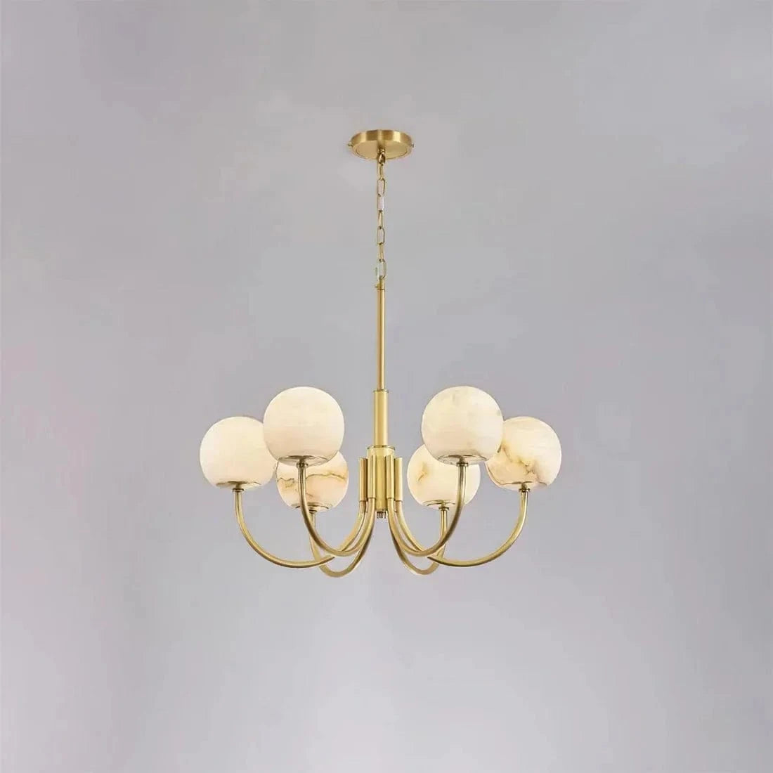 Senvira A | Alabaster Chandelier - Detail View #4 | HomeCartel