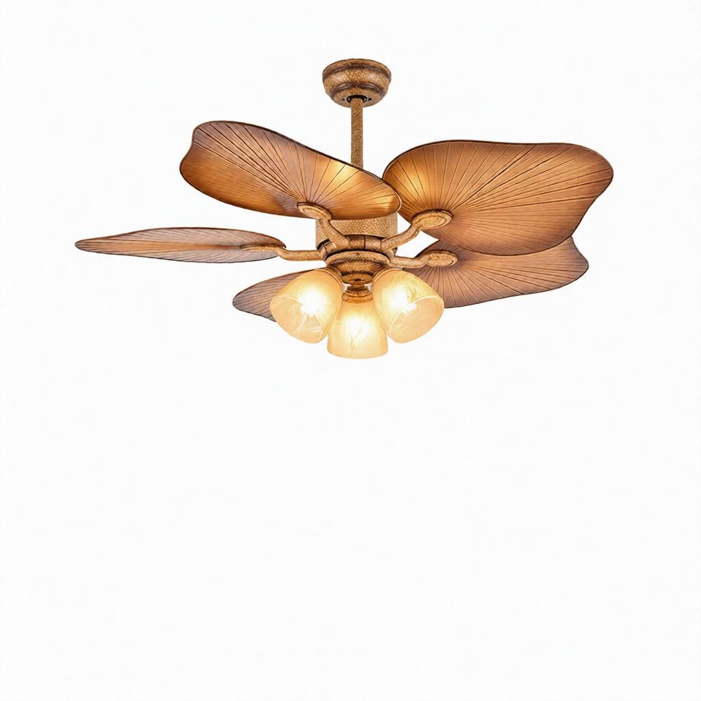 Horen Une | Outdoor Lighted Ceiling Fan - Home Cartel ®