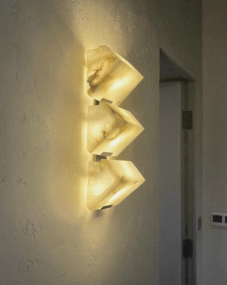 Myrren Trois | Alabaster Wall Light - Home Cartel ®