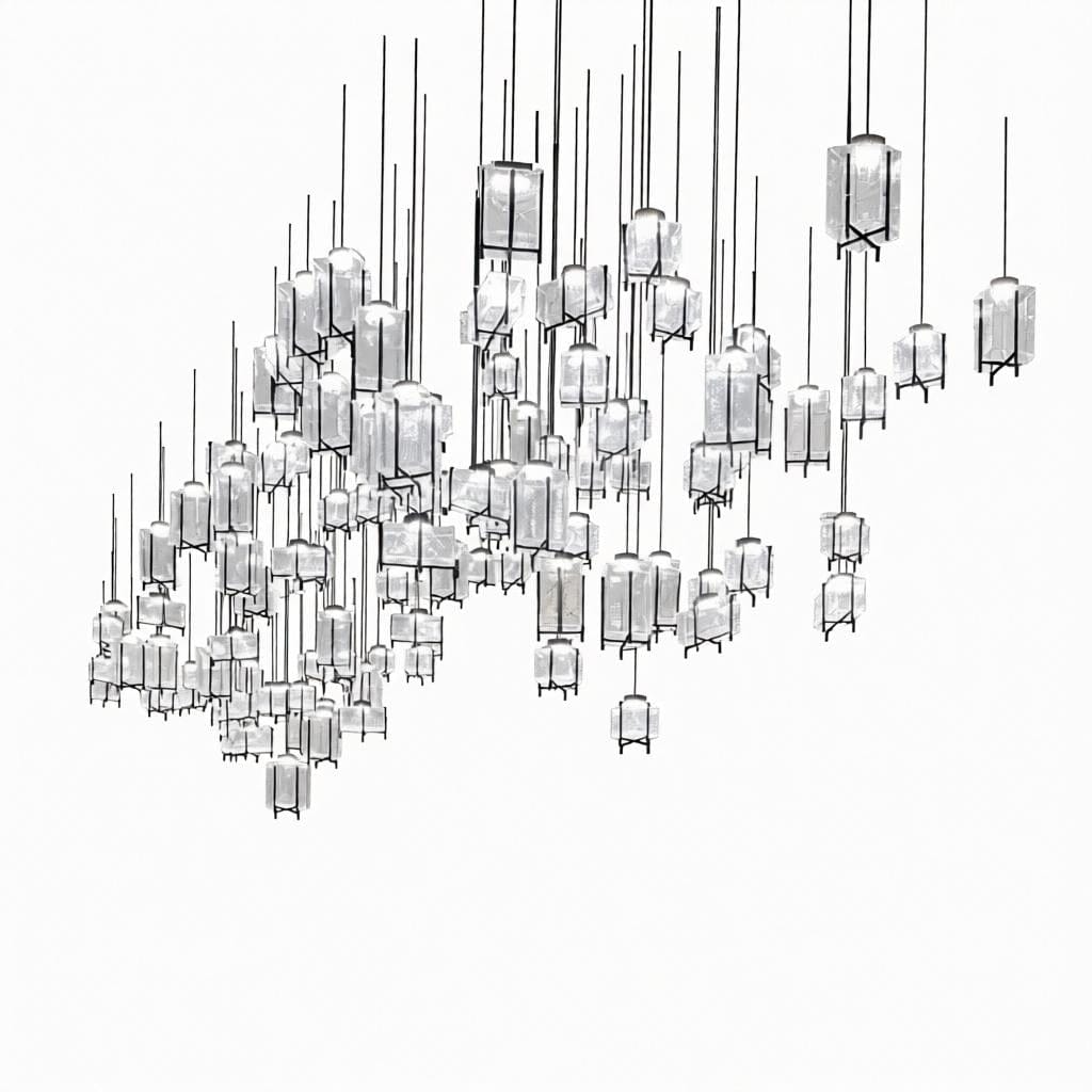 Lyranee I Cluster Chandelier - Detail View #2 | HomeCartel