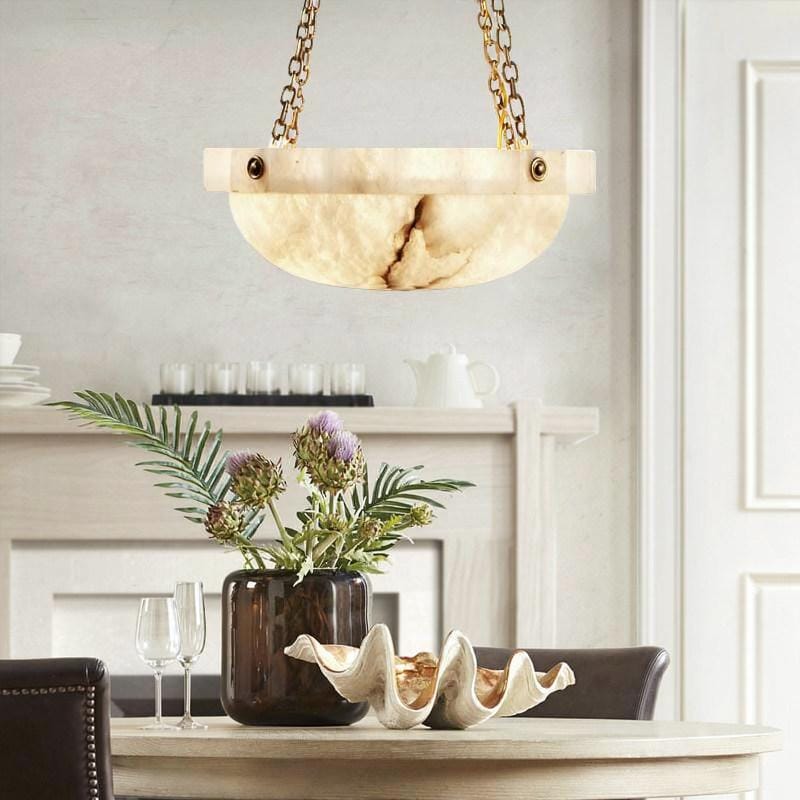 Vallithen | Alabaster Chandelier - Detail View #2 | HomeCartel