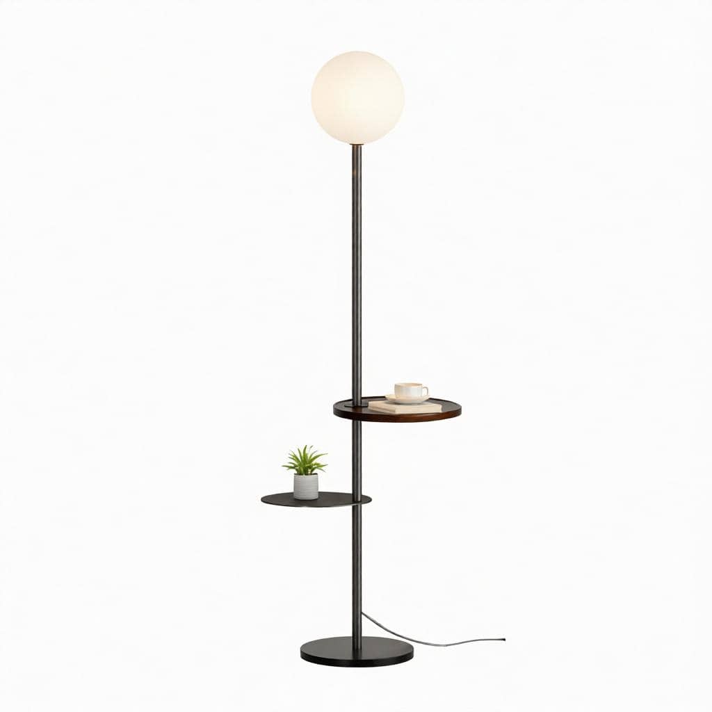 Kaenira B | Integrated Shelf Floor Lamp - Detail View #5 | HomeCartel