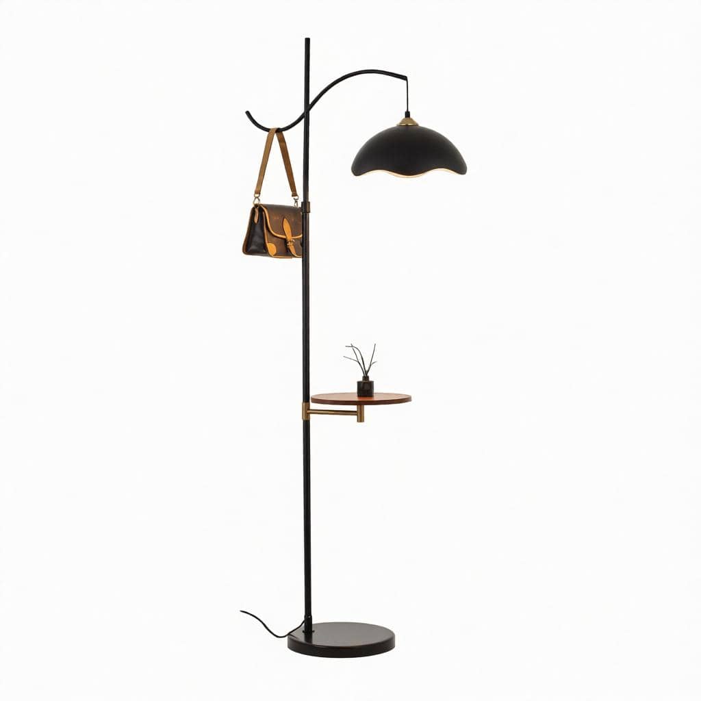 Brezelle B | Integrated Shelf Floor Lamp - Detail View #4 | HomeCartel