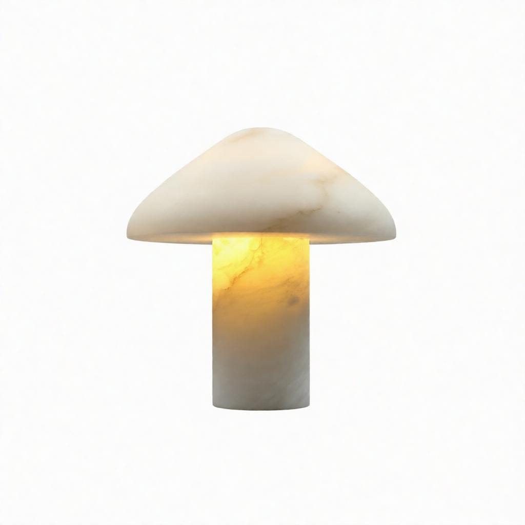 Halmyrirae | Alabaster Table Lamp - Detail View #4 | HomeCartel