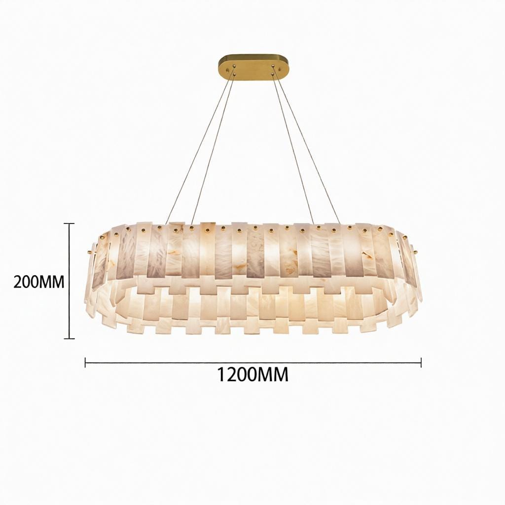 Irriniel G | Alabaster Chandelier - Detail View #3 | HomeCartel