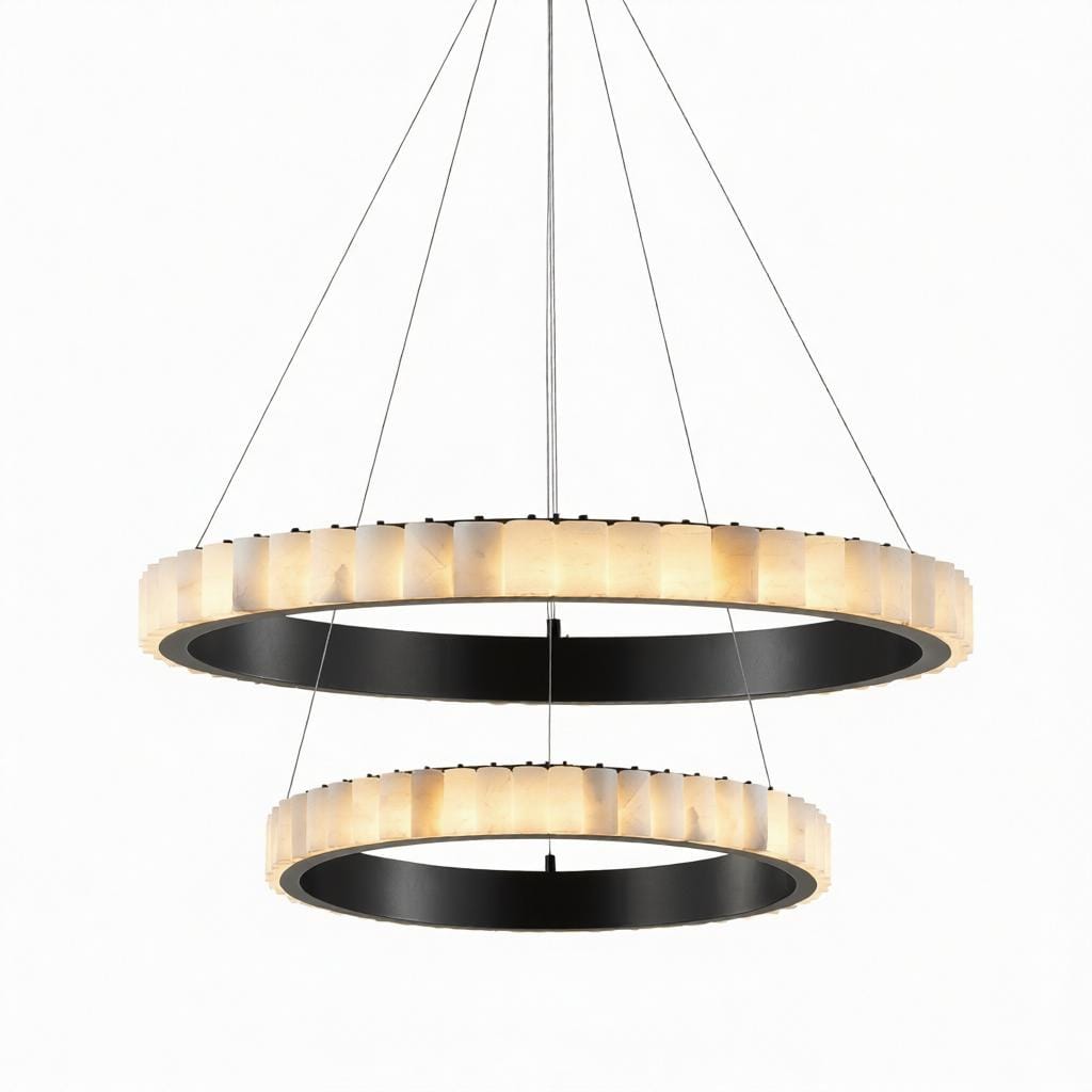 Lorvethith 2 | Alabaster Chandelier - Detail View #5 | HomeCartel