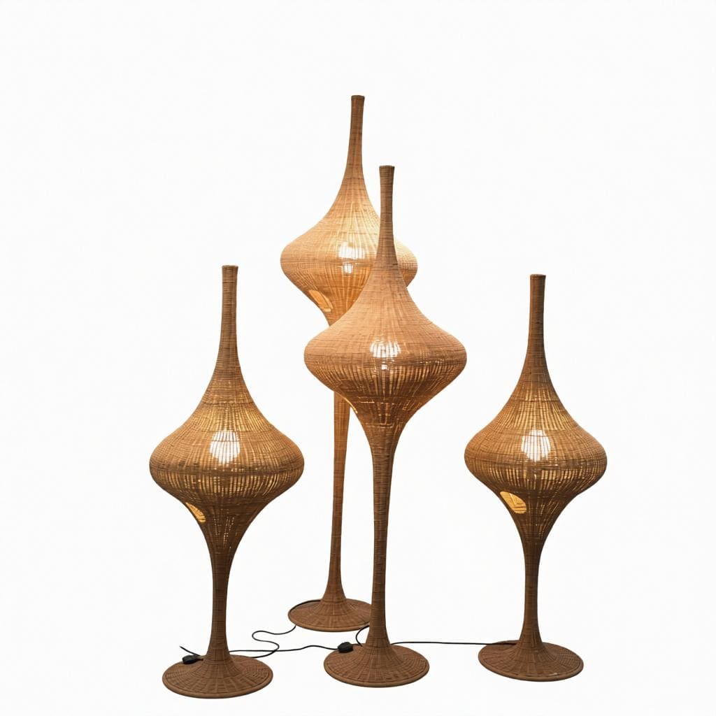 Arnova | Rattan Floor Lamp - Modern Floor Lamp | HomeCartel Philippines