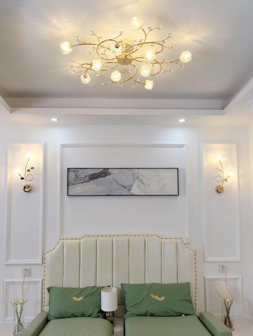Aevina | Semi Flush Mounted Light - Detail View #2 | HomeCartel