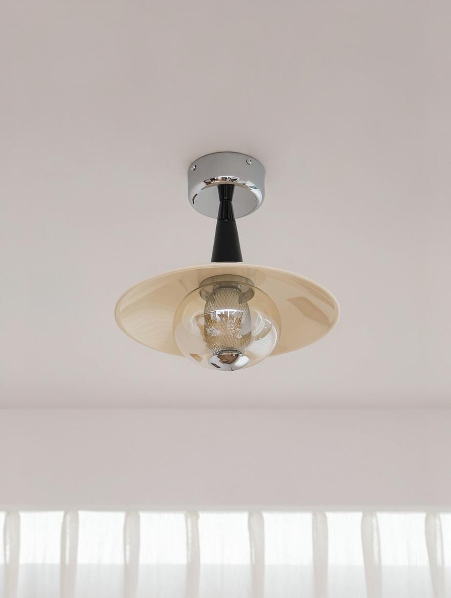 Lyrensol I Semi Flush Mounted Light - Detail View #4 | HomeCartel