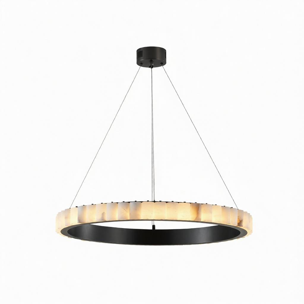 Lorvethith 1 | Alabaster Chandelier - Detail View #10 | HomeCartel