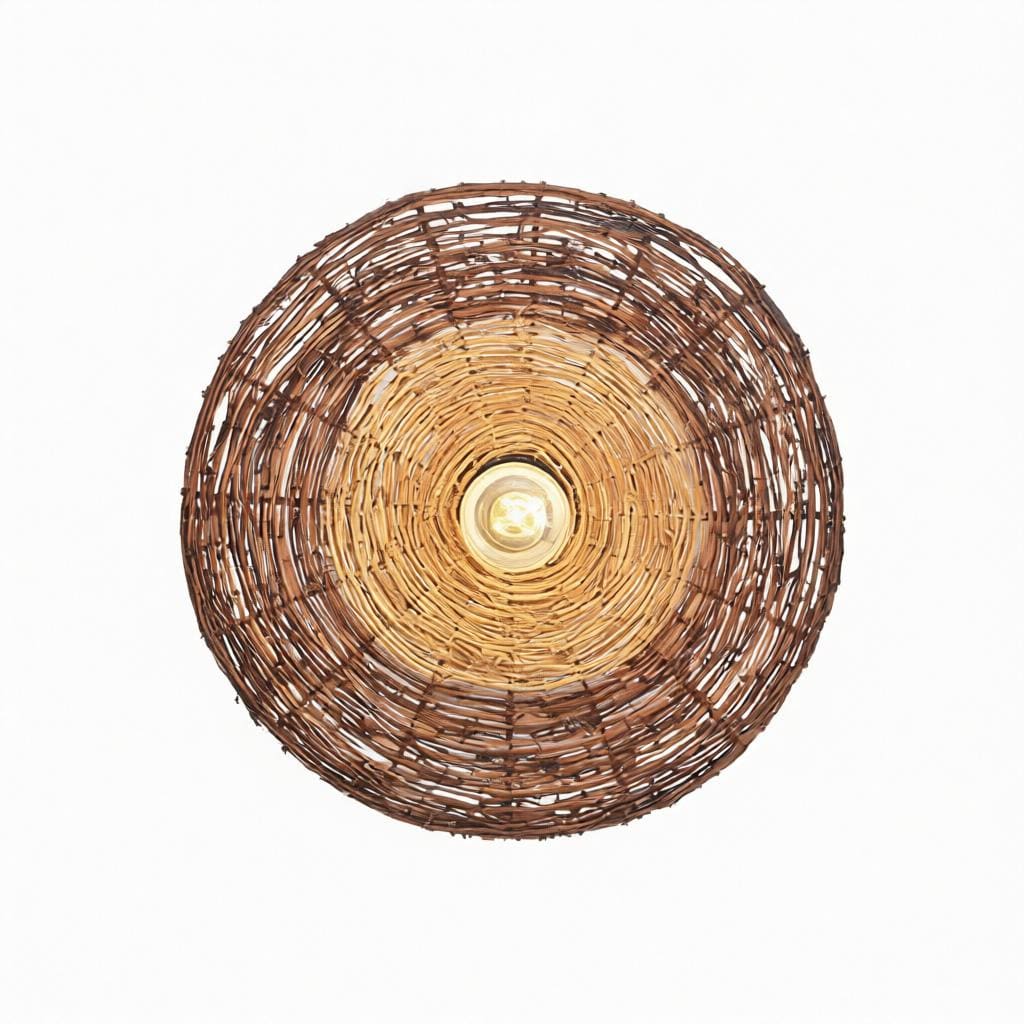 Cylith | Rattan Wall Light - Detail View #5 | HomeCartel