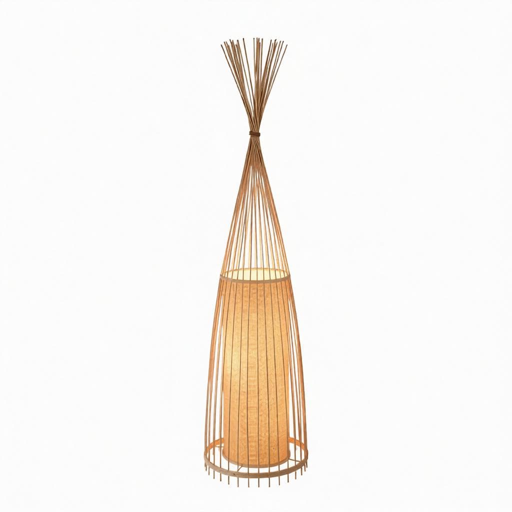 Joralia | Rattan Floor Lamp - Home Cartel ®