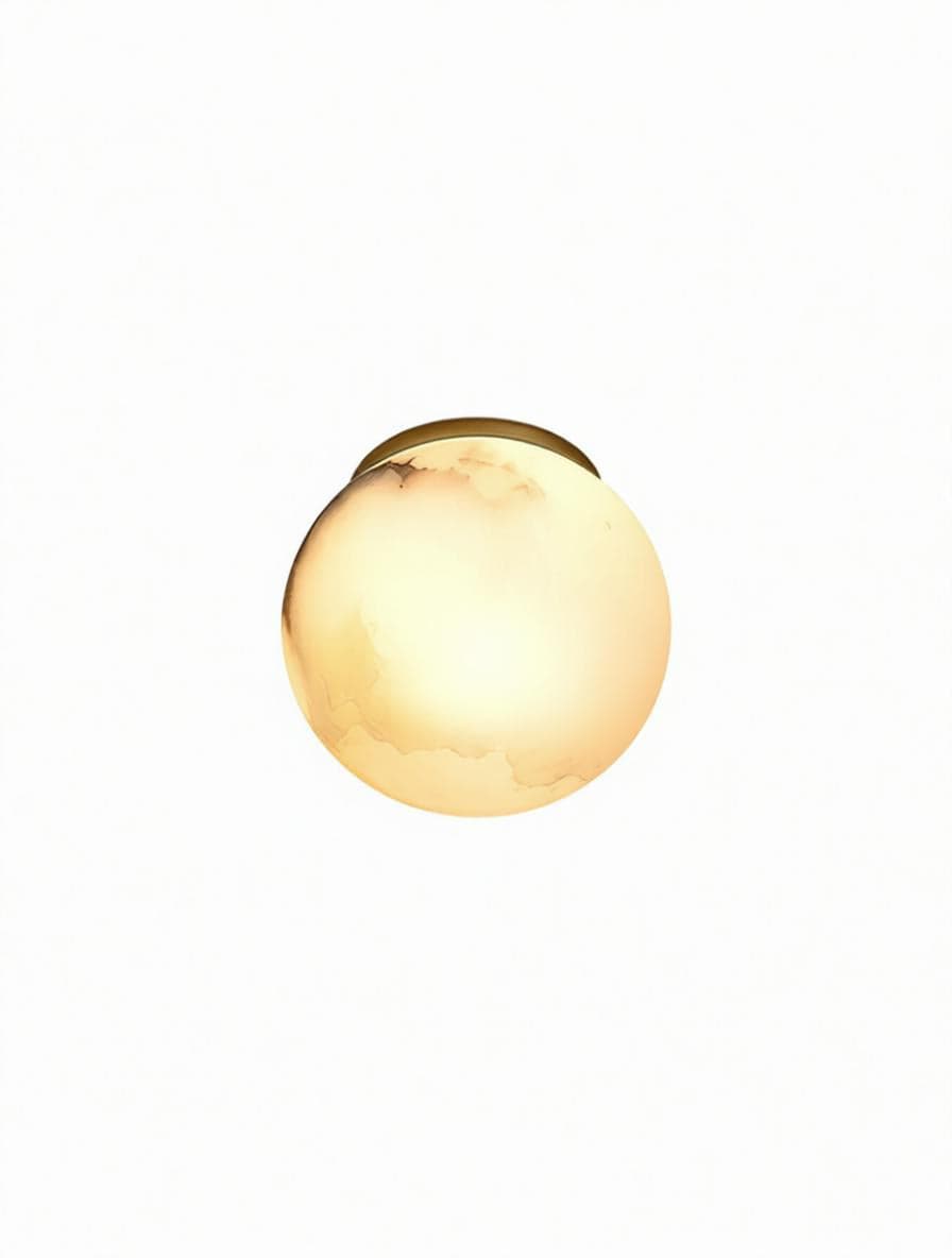 Prydrinen Deux | Alabaster Ceiling Mounted Light - Detail View #2 | HomeCartel