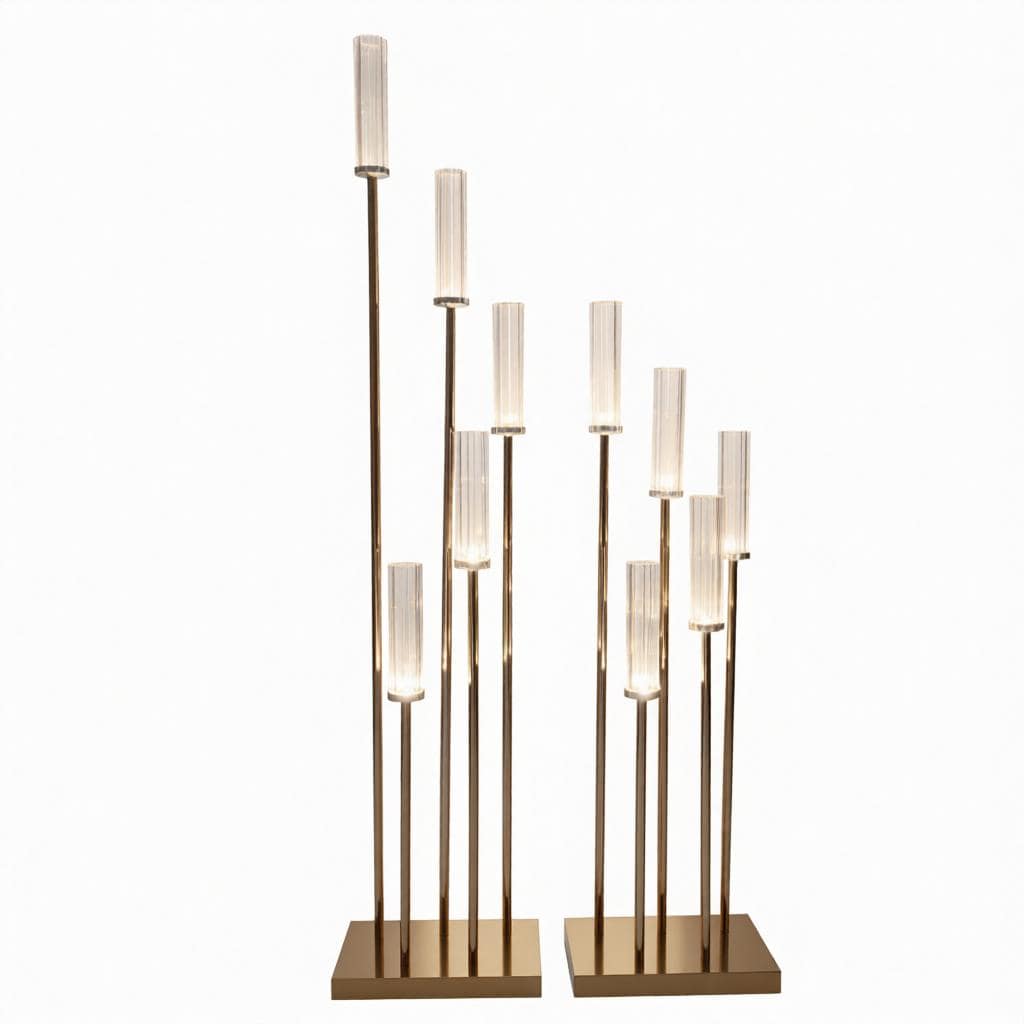 Nyraeth I Crystal Floor Lamp - Detail View #3 | HomeCartel