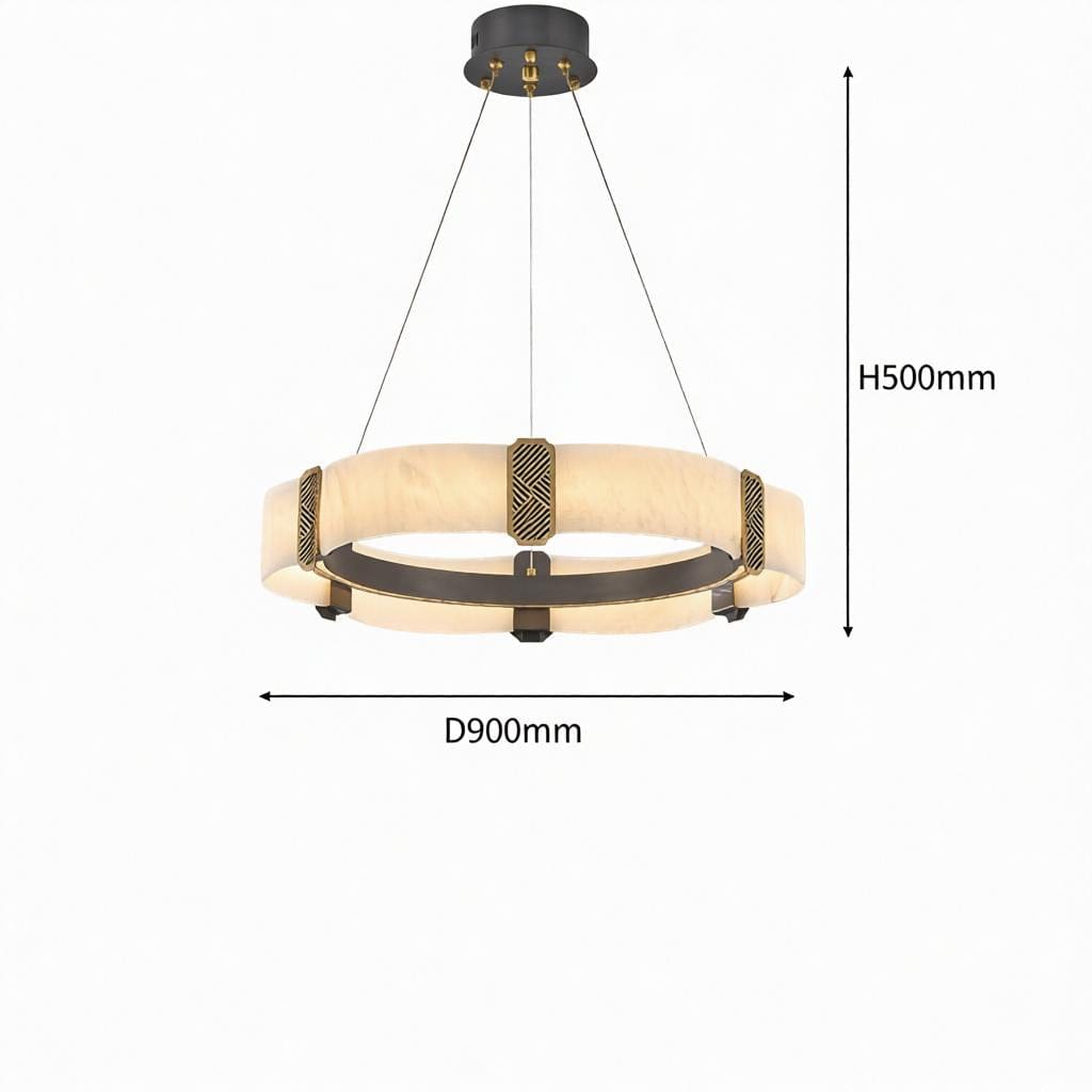 Quelthilessa A | Alabaster Chandelier