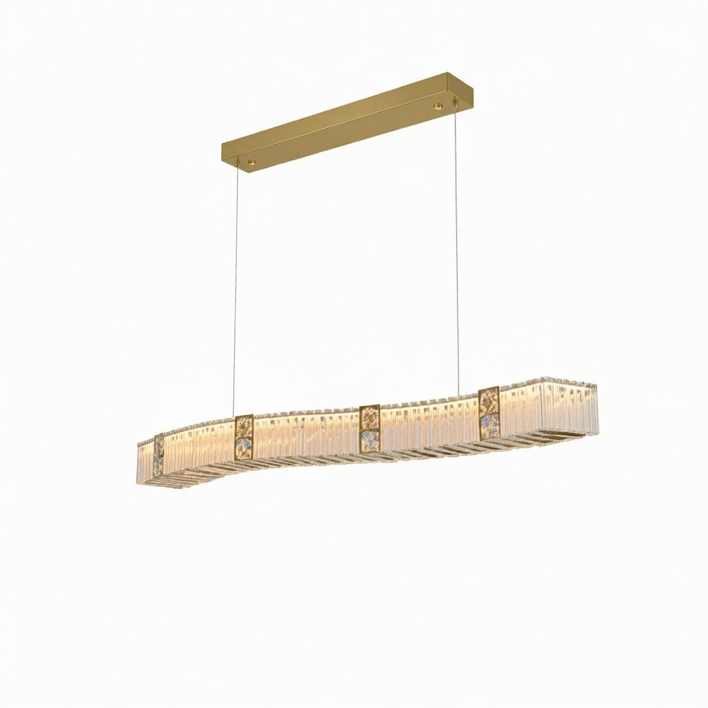 Columbos | Linear Chandelier - Detail View #3 | HomeCartel