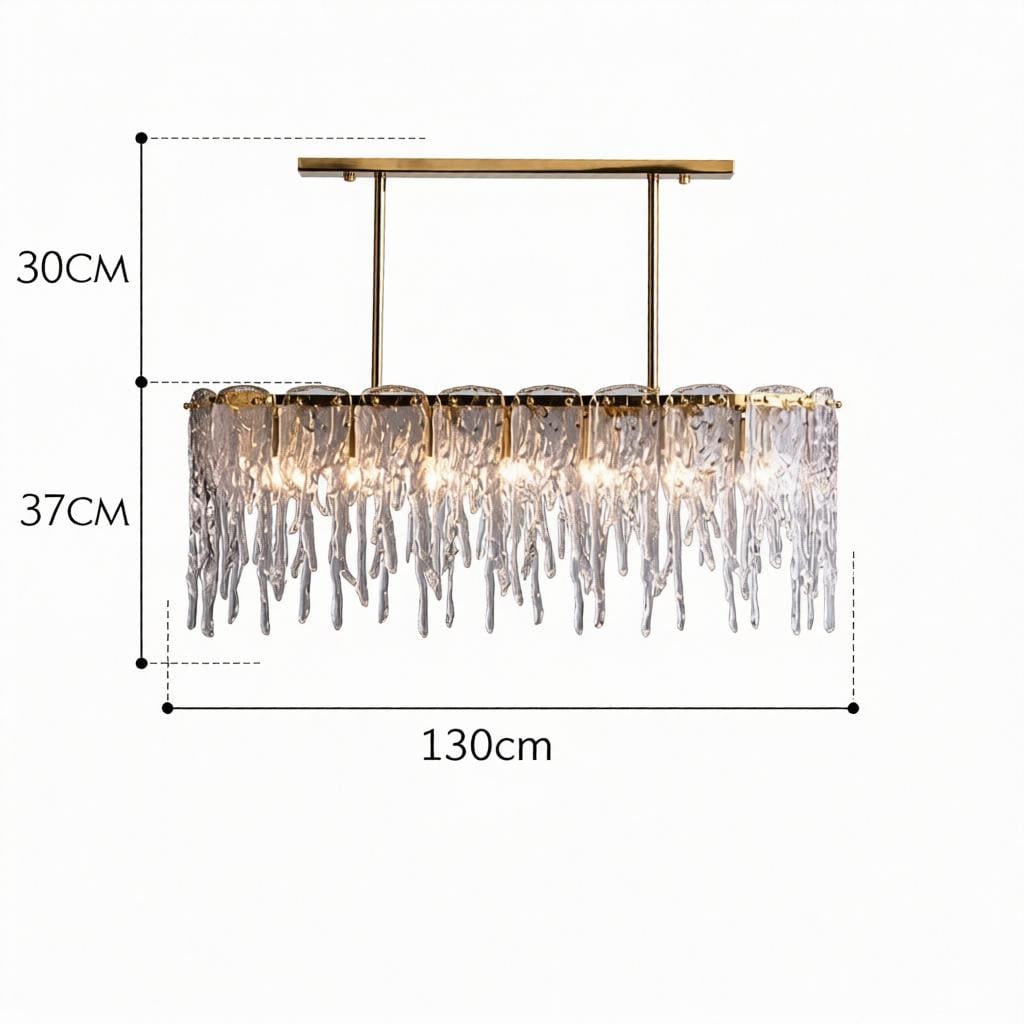 Ranau Une | Linear Chandelier - Detail View #3 | HomeCartel