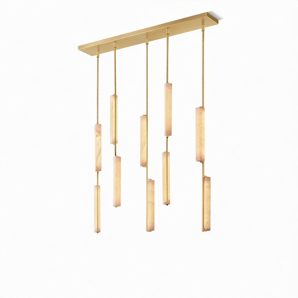 Valdrinrix B | Linear Alabaster Pendant Light - Detail View #7 | HomeCartel
