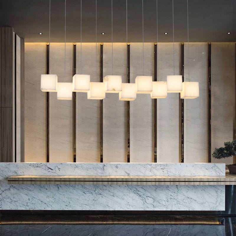Orlason | Alabaster Chandelier - Detail View #4 | HomeCartel