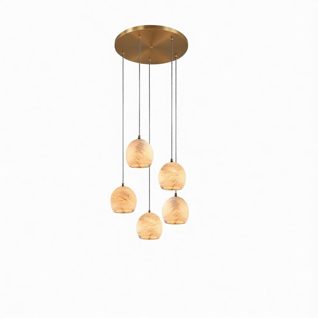 Jarlenia A | Alabaster Pendant Light - Detail View #3 | HomeCartel