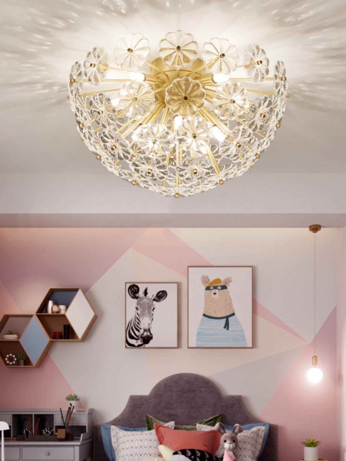Vyrelle | Semi Flush Mounted Light - Detail View #7 | HomeCartel