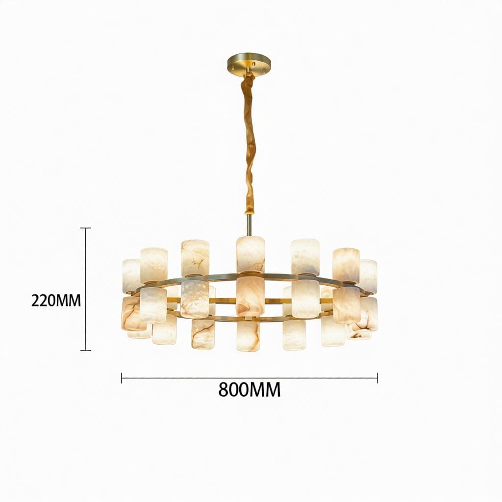 Irrelal A | Alabaster Chandelier - Detail View #4 | HomeCartel