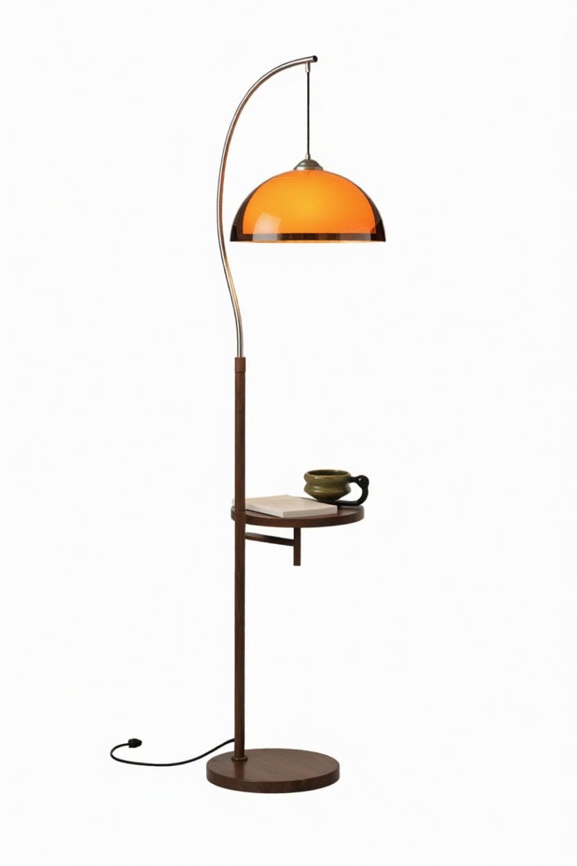 Halynae | Integrated Shelf Floor Lamp - Modern Floor Lamp | HomeCartel Philippines