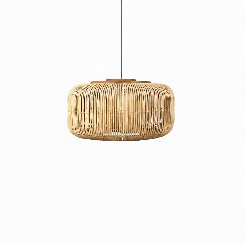 Perillis | Rattan Pendant Light - Detail View #2 | HomeCartel