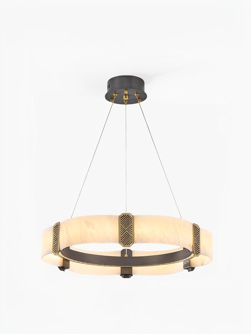 Quelthilessa A | Alabaster Chandelier - Detail View #2 | HomeCartel