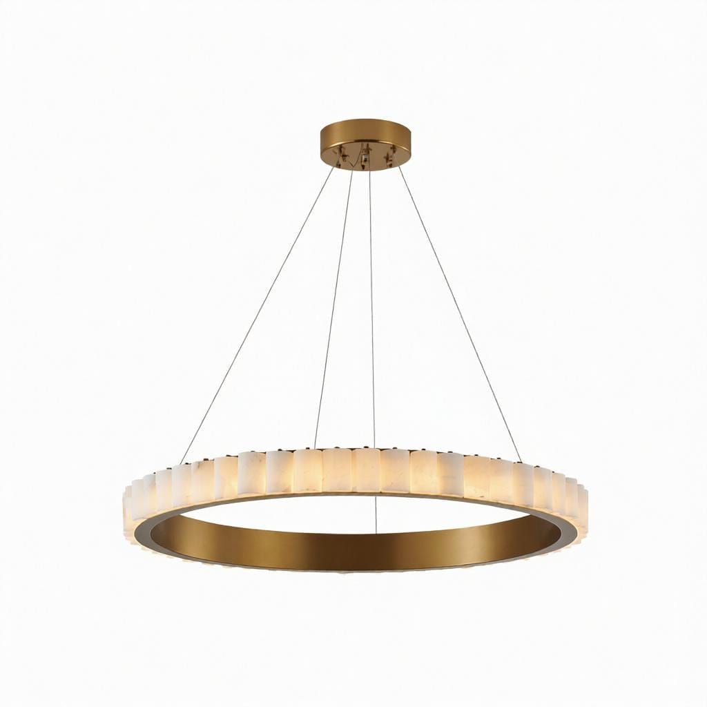 Lorvethith 1 | Alabaster Chandelier - Detail View #9 | HomeCartel