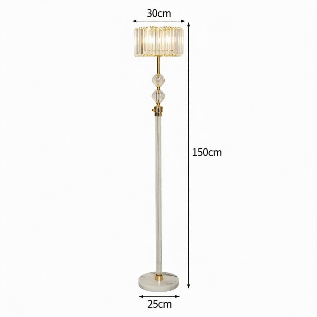 Ildenre Une I Crystal Floor Lamp - Detail View #4 | HomeCartel