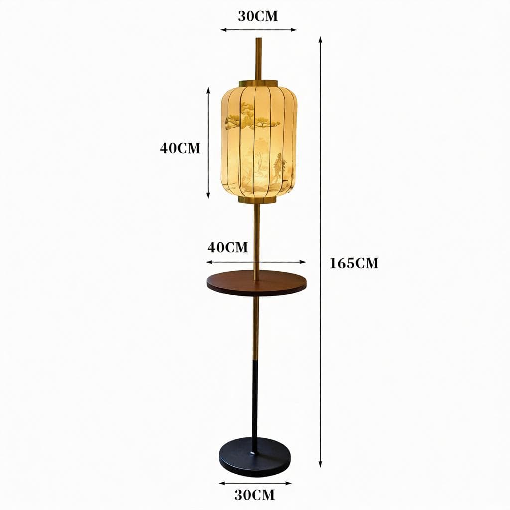 Norelis | Integrated Shelf Floor Lamp - Detail View #5 | HomeCartel