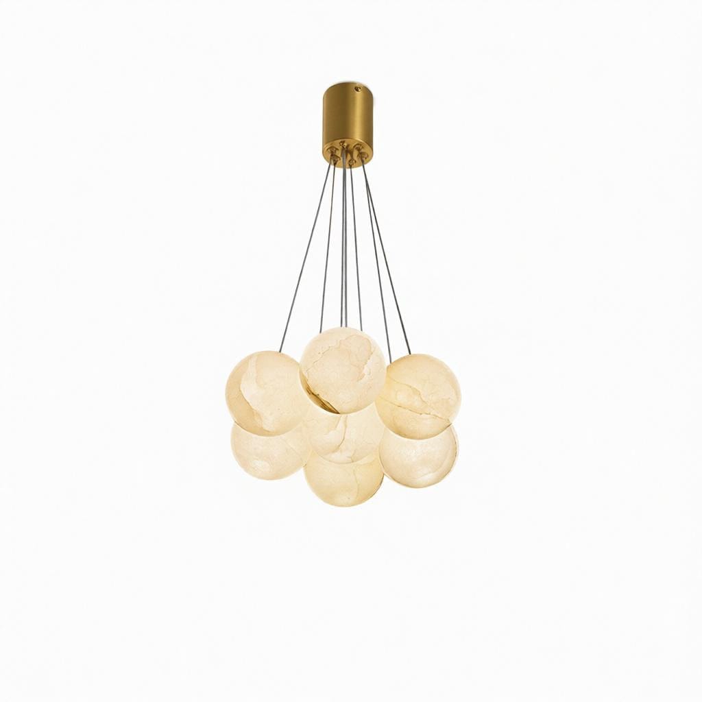 Galrinor | Alabaster Chandelier - Detail View #2 | HomeCartel