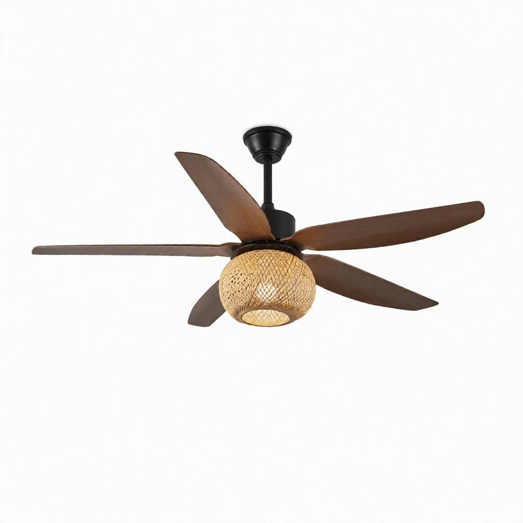 Fendrel | Outdoor Lighted Ceiling Fan - Detail View #5 | HomeCartel