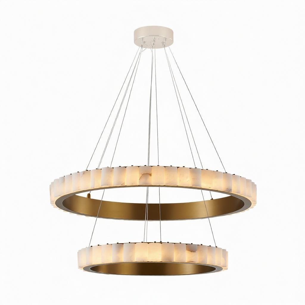 Lorvethith 2 | Alabaster Chandelier - Detail View #6 | HomeCartel