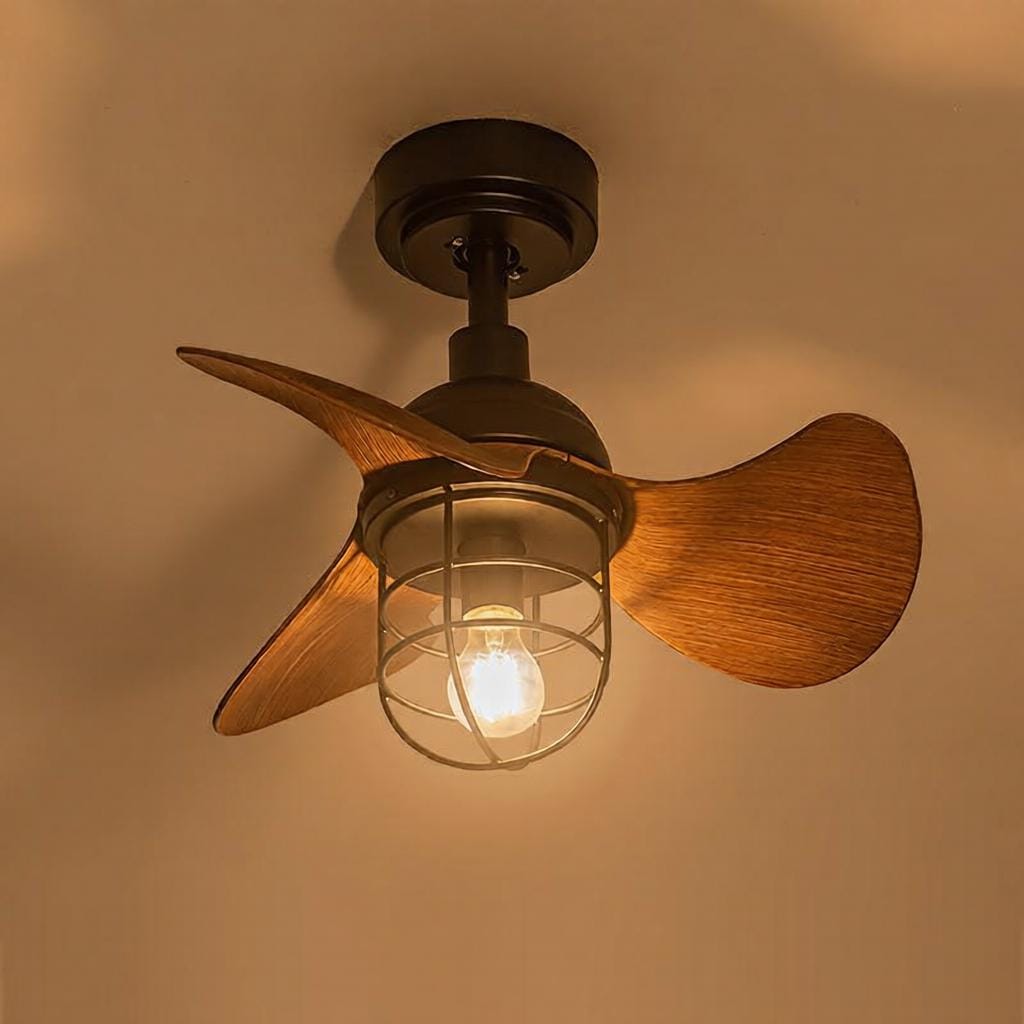 Laziel | Outdoor Lighted Ceiling Fan - Detail View #3 | HomeCartel