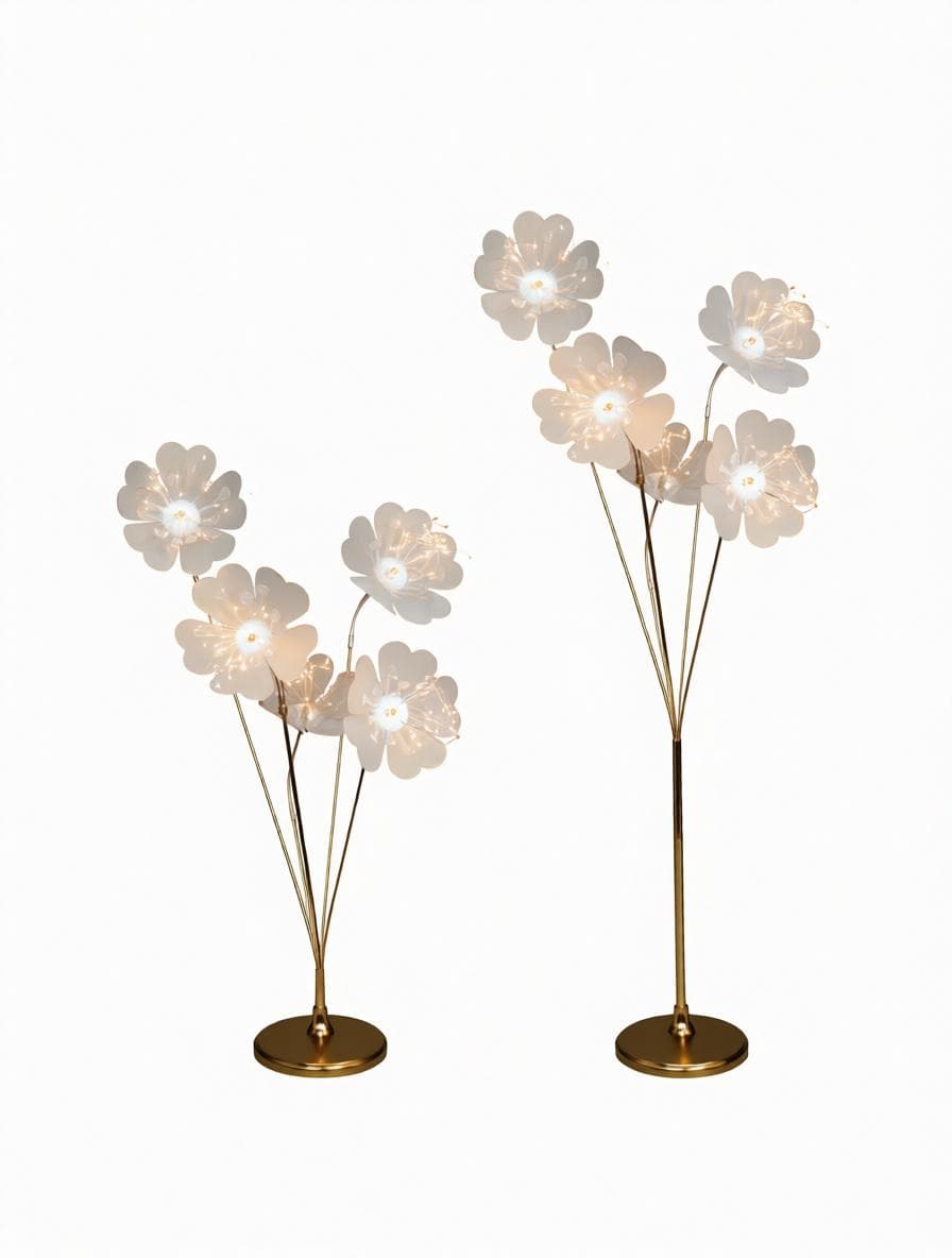 Naelvynne I Crystal Floor Lamp - Detail View #5 | HomeCartel