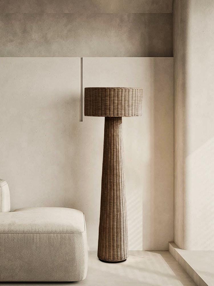 Calithra | Rattan Floor Lamp - Detail View #4 | HomeCartel