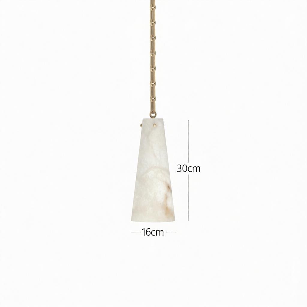 Sylvetha | Alabaster Pendant Light - Detail View #4 | HomeCartel