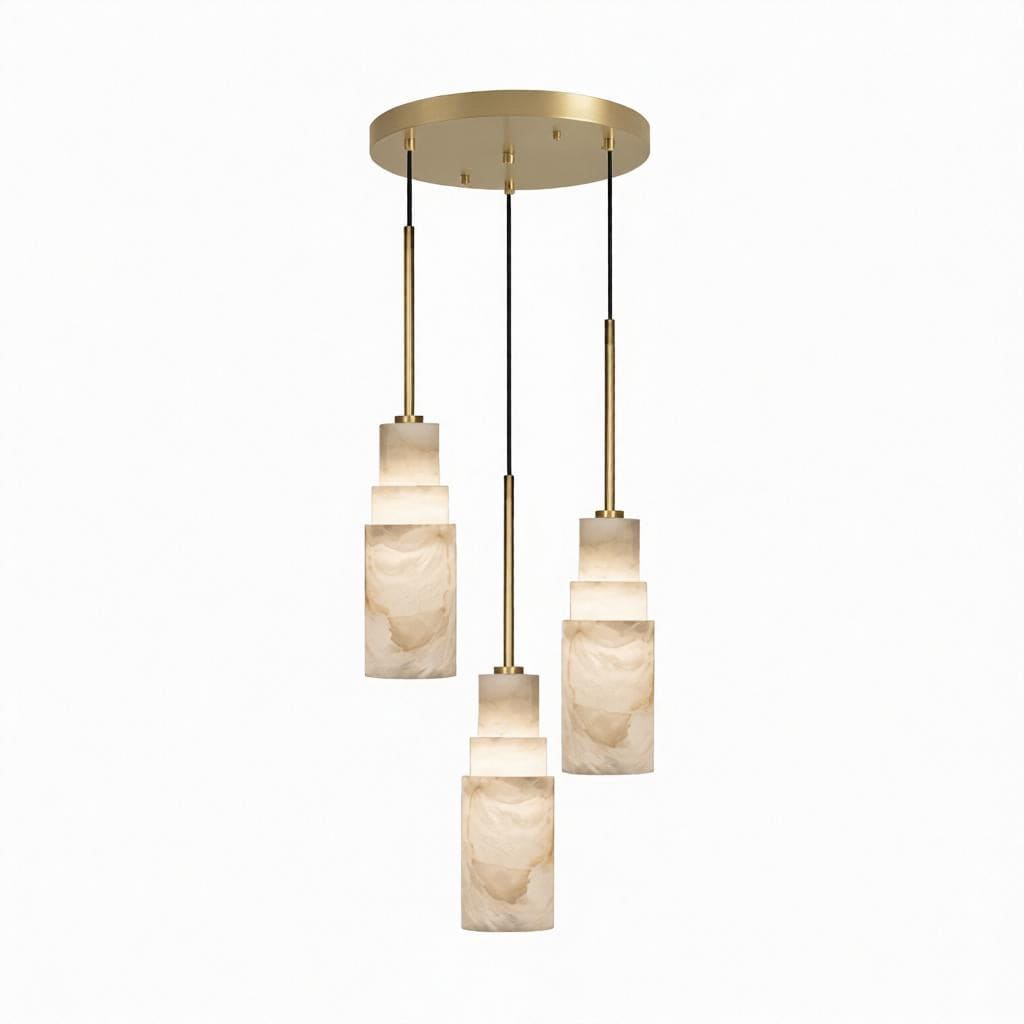 Quenavora A | Alabaster Pendant Light - Detail View #9 | HomeCartel