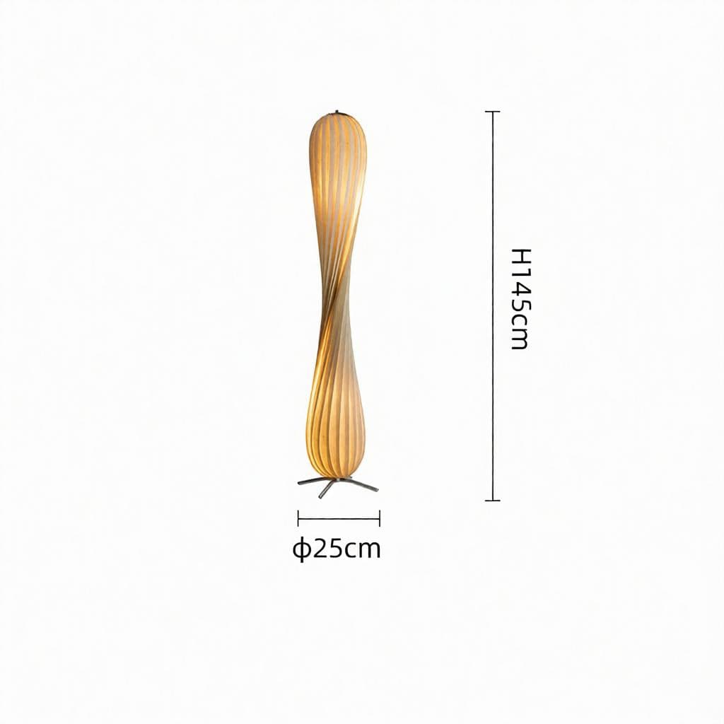 Avarelle | Rattan Floor Lamp - Detail View #6 | HomeCartel