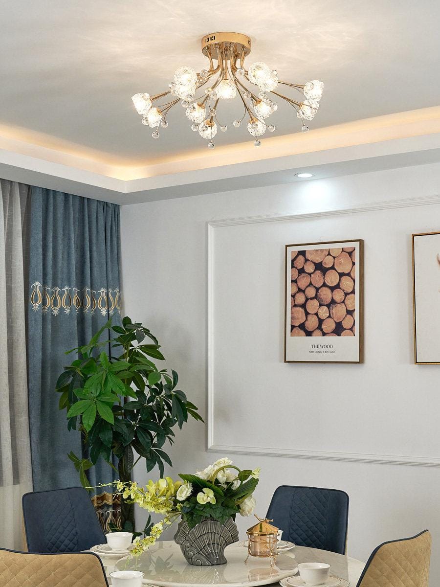 Dovrym | Semi Flush Mounted Light - Detail View #4 | HomeCartel