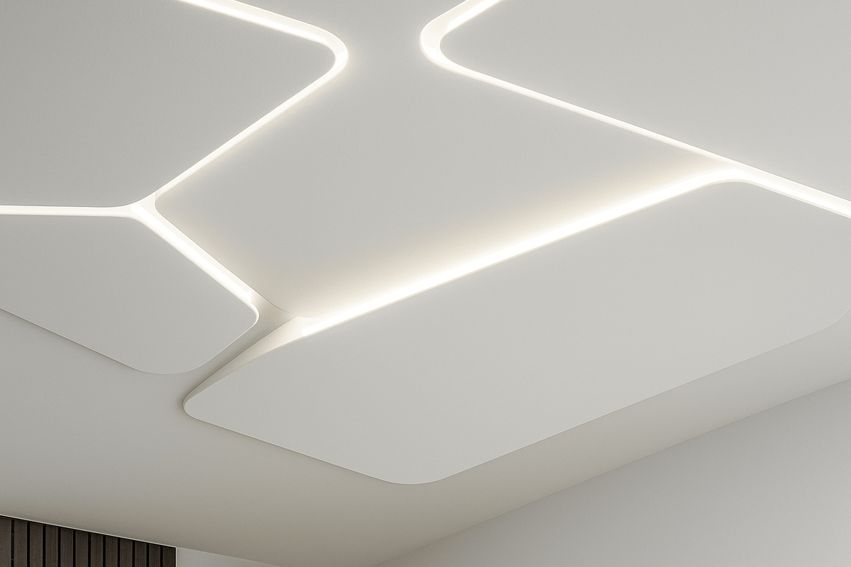 Hany | Semi Flush Mounted Light - Detail View #3 | HomeCartel