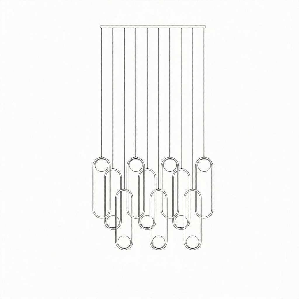Gliese C | Linear Pendant Light - Detail View #2 | HomeCartel
