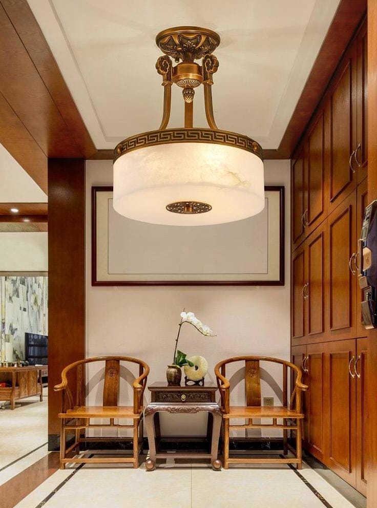 Nylissen C | Semi Flush Mounted Light - Detail View #3 | HomeCartel