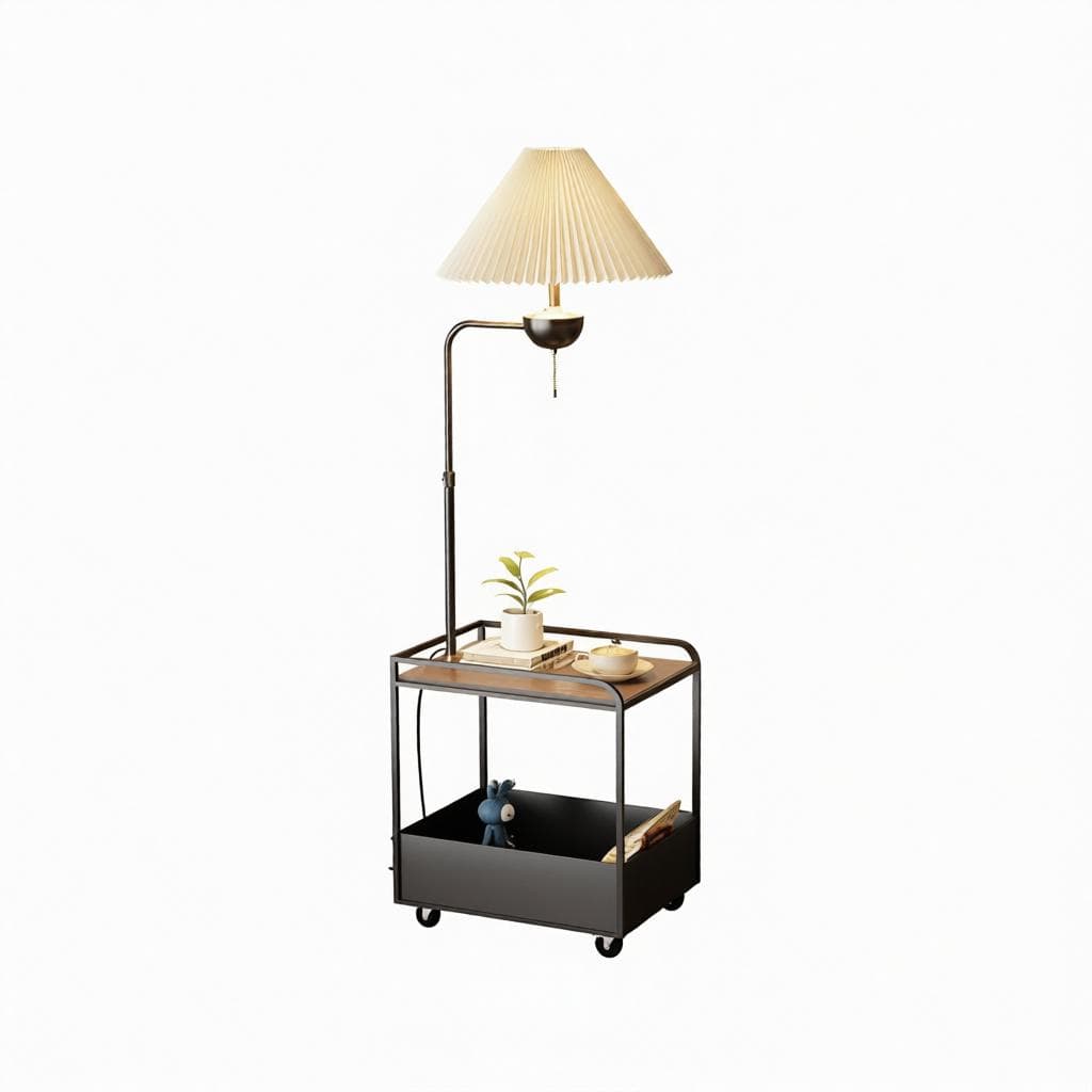 Qirellia A | Integrated Shelf Floor Lamp - Detail View #6 | HomeCartel