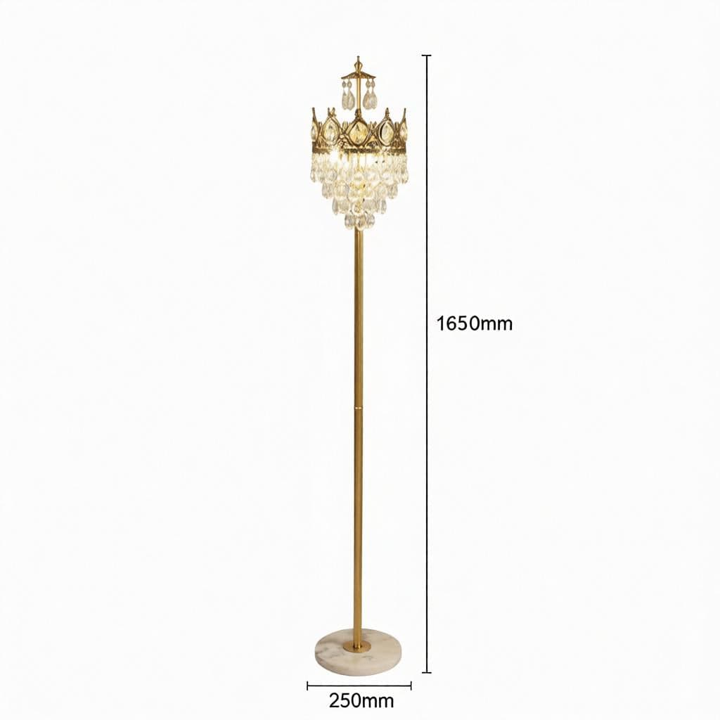 Duneira Une I Crystal Floor Lamp - Detail View #8 | HomeCartel