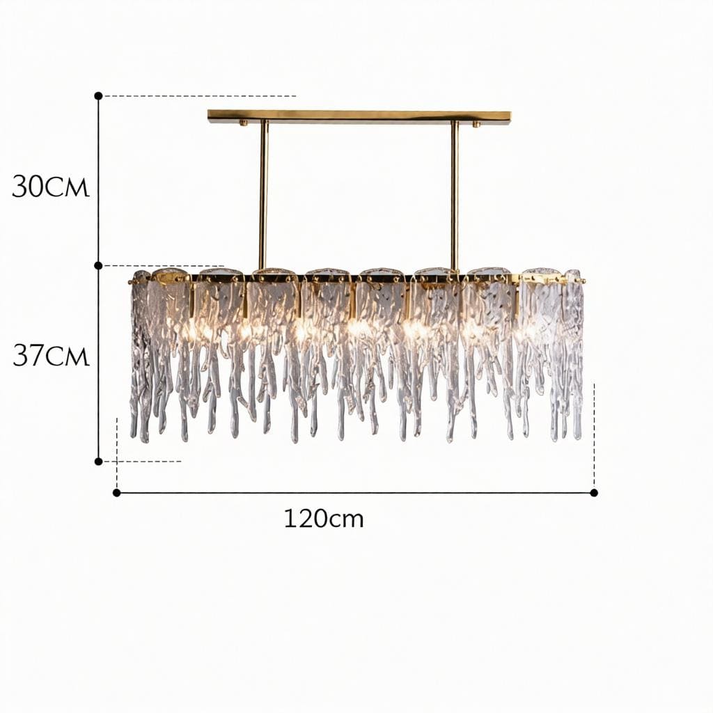 Ranau Une | Linear Chandelier - Detail View #2 | HomeCartel