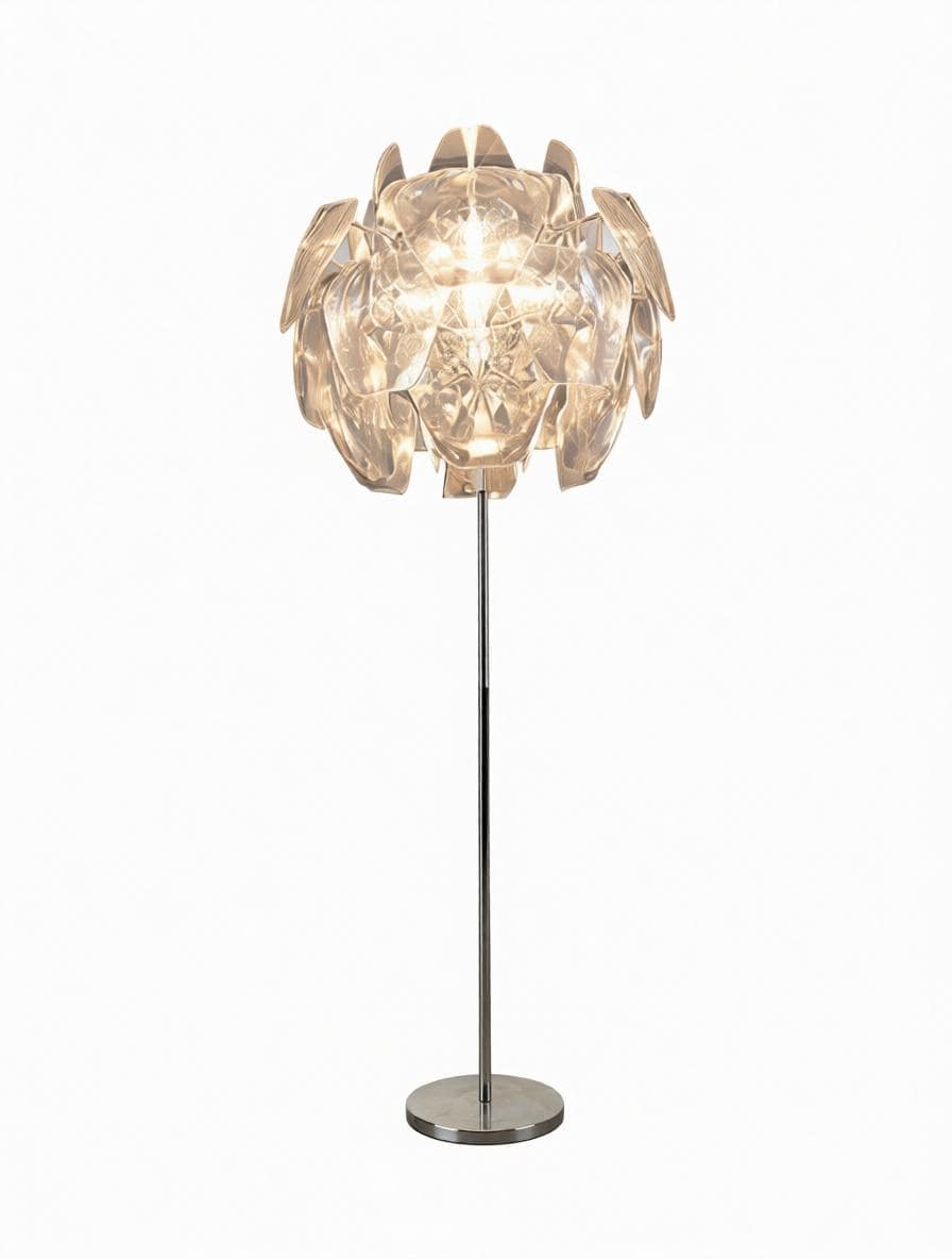 Finvira B I Crystal Floor Lamp - Detail View #6 | HomeCartel